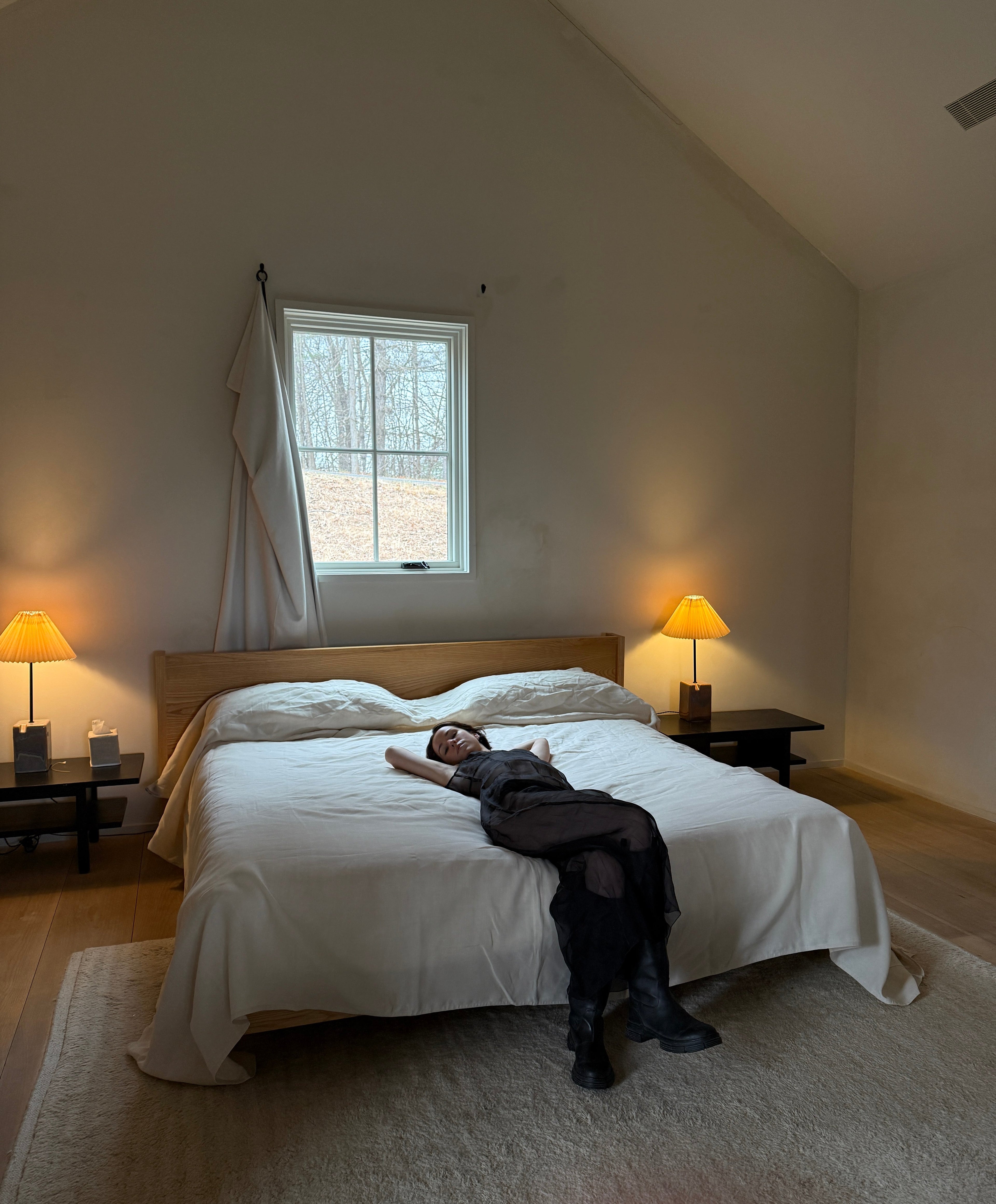 Paige Powell Captures Elegance in Our Emilia Silk Organza Dress at Innes New York