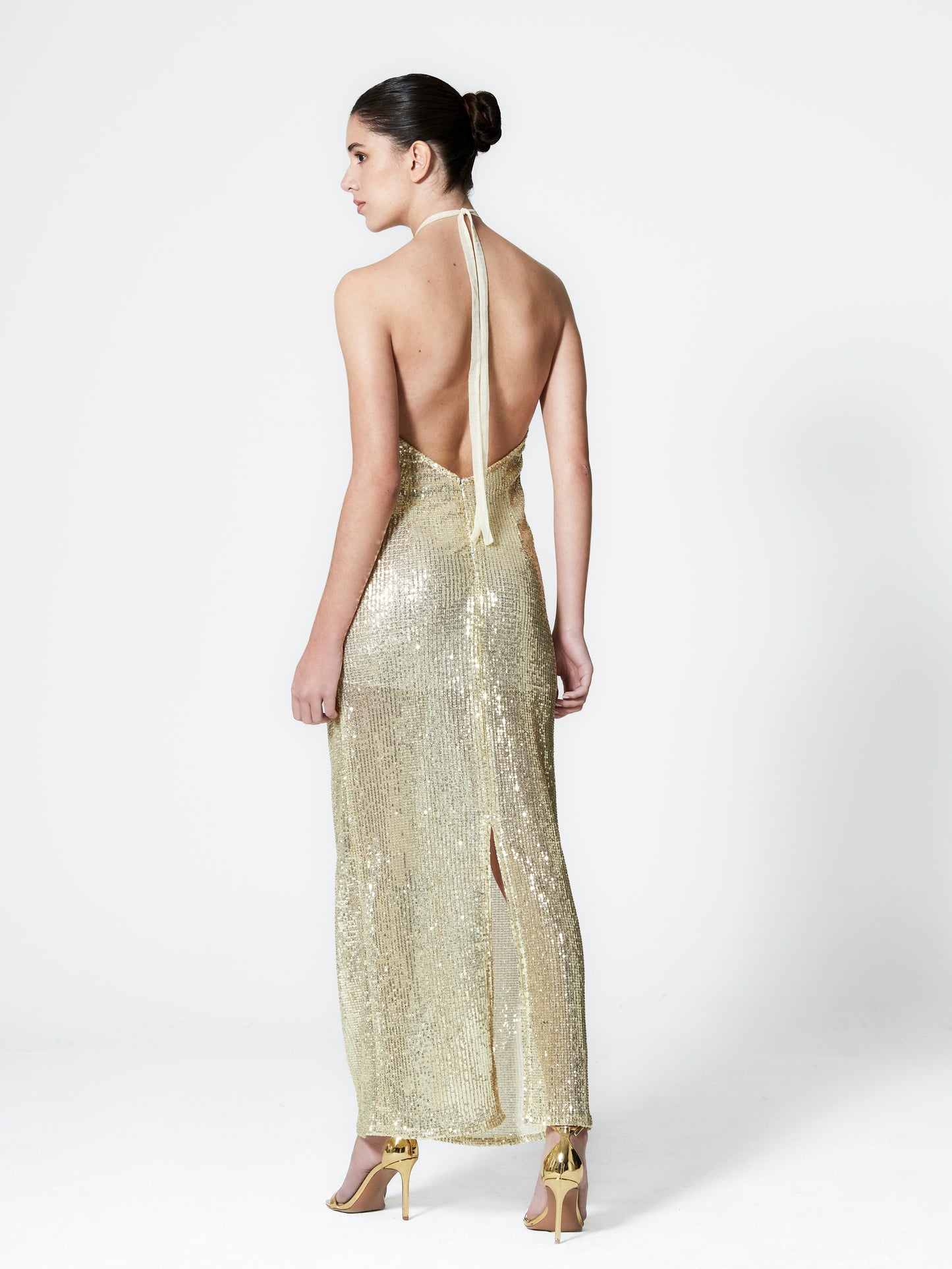 Olympia Sequin Long Dress - NthemALL