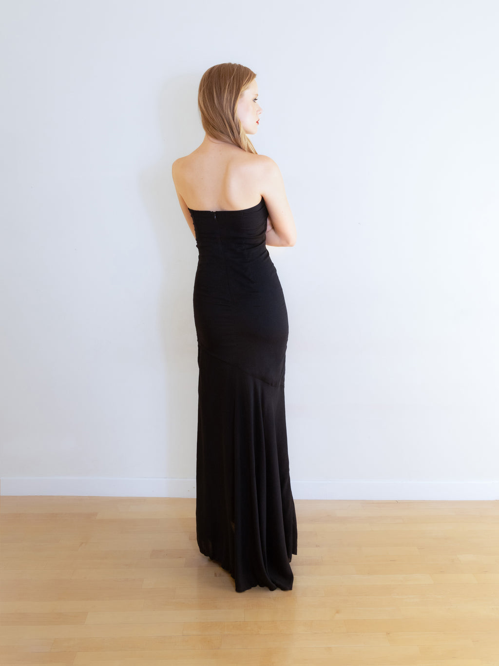 Nora Strapless Maxi Dress & Stole Set Black NthemALL Nora Strapless Maxi Dress & Stole Set Black NthemALL
