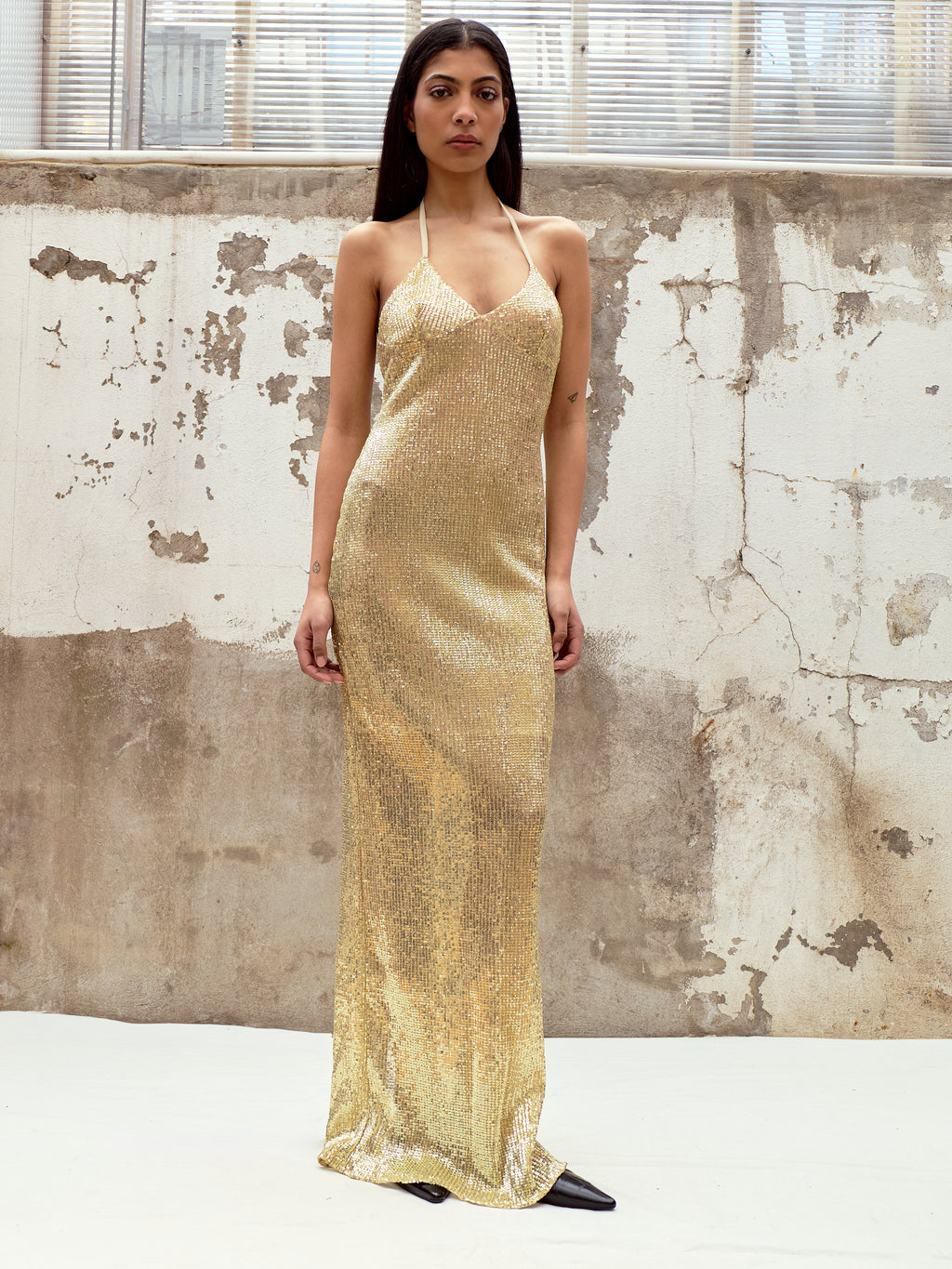 Perla Maxi Sequin Dress