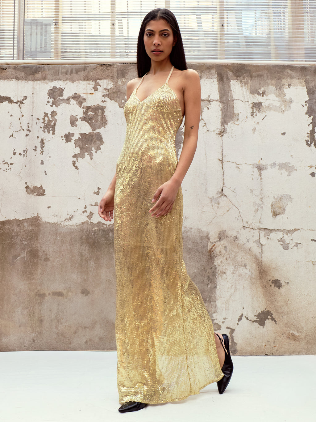 Perla Maxi Sequin Dress