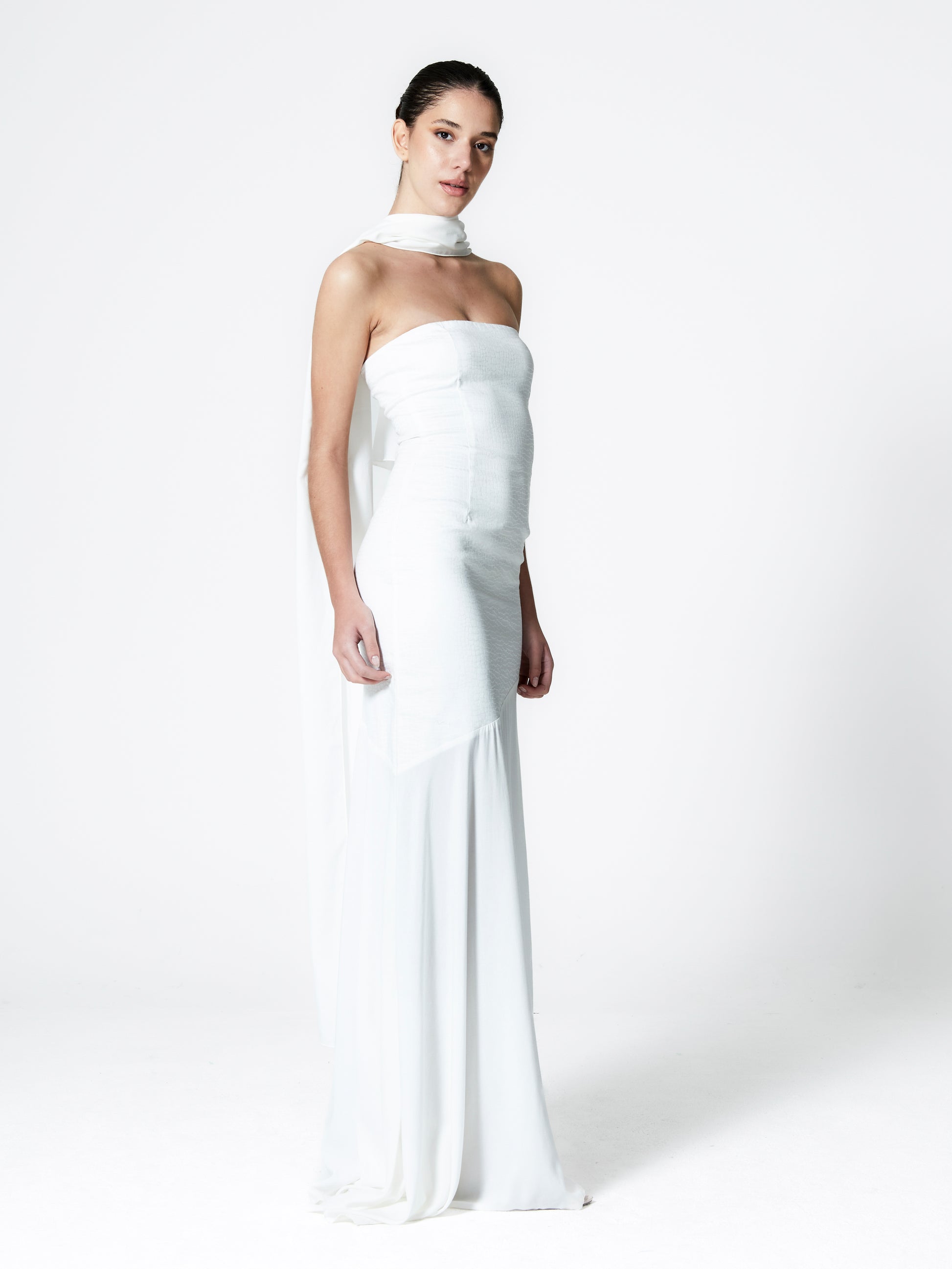 Pure Gown + Long Stole in Viscose - NthemALL