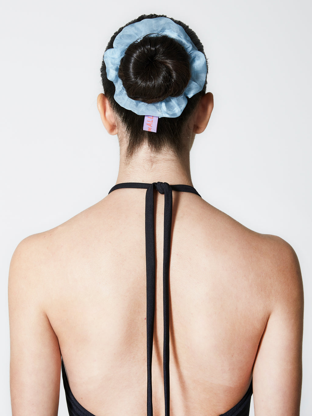 Silk Organza Light Blue Scrunchie - NthemALL