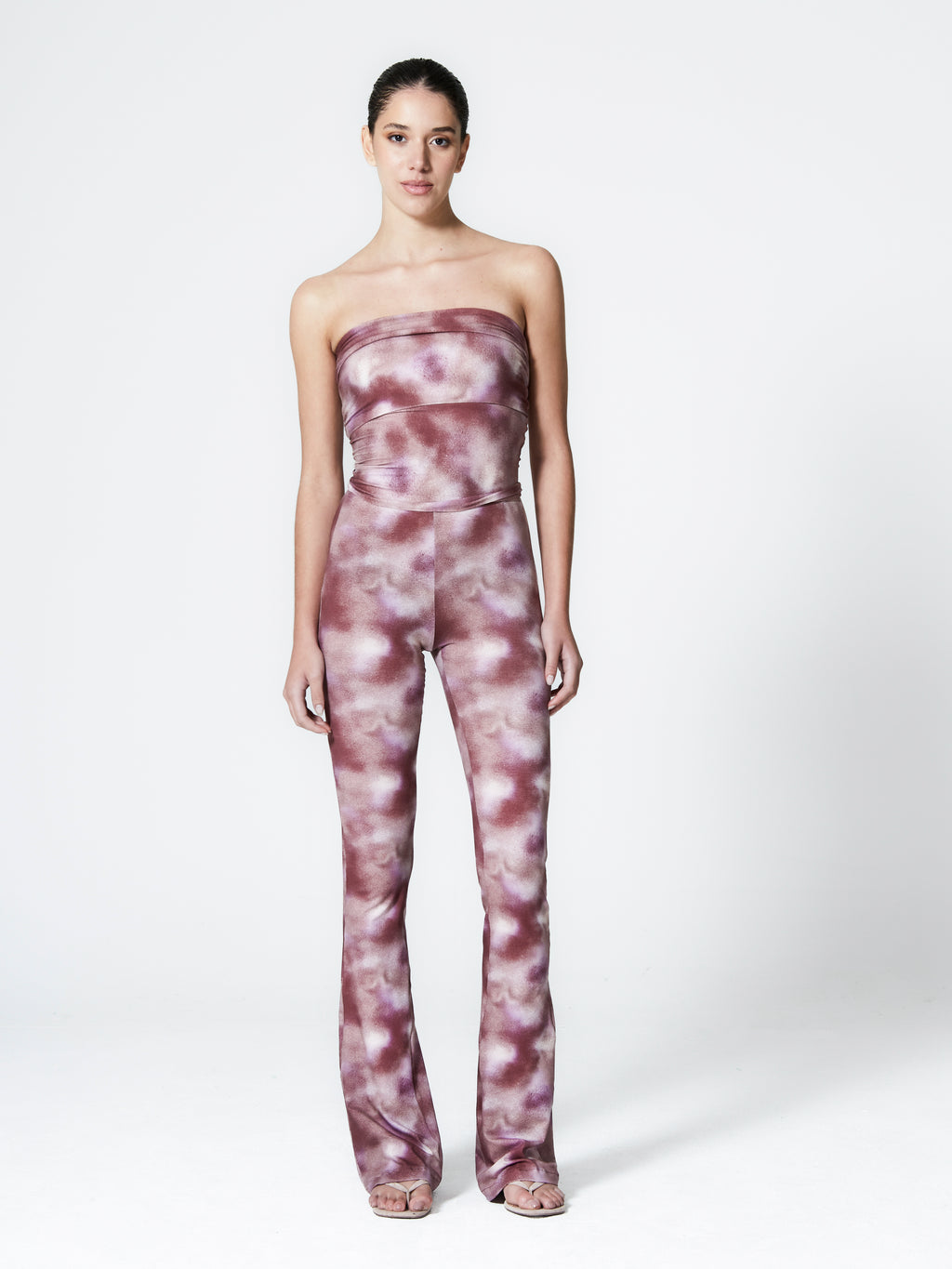 Top Multi & Eva Flared Pants - NthemALL