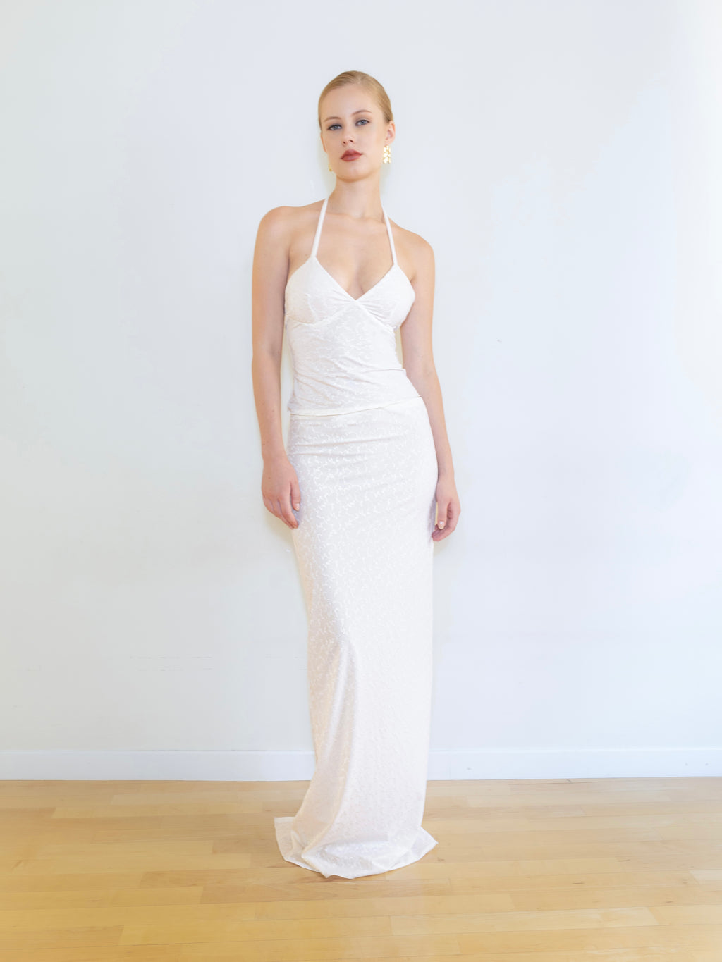 Vera Jacquard Knit Maxi Skirt